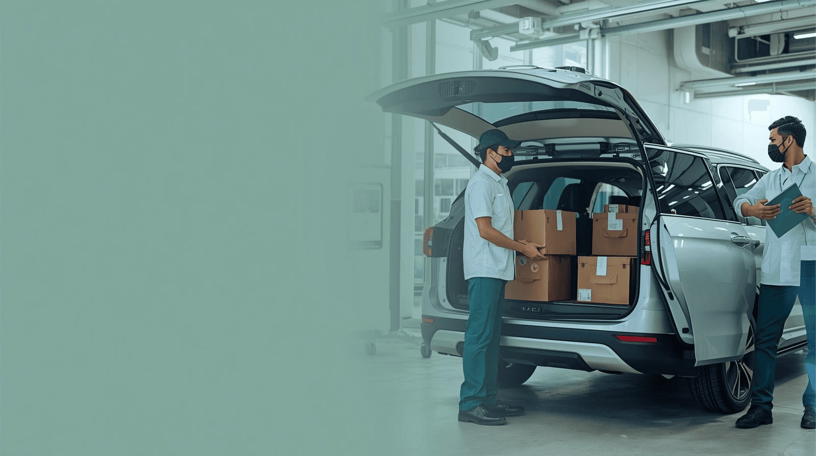 Healthcare logistics support visual