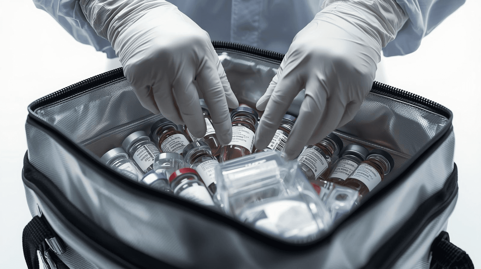 Precision healthcare logistics visual