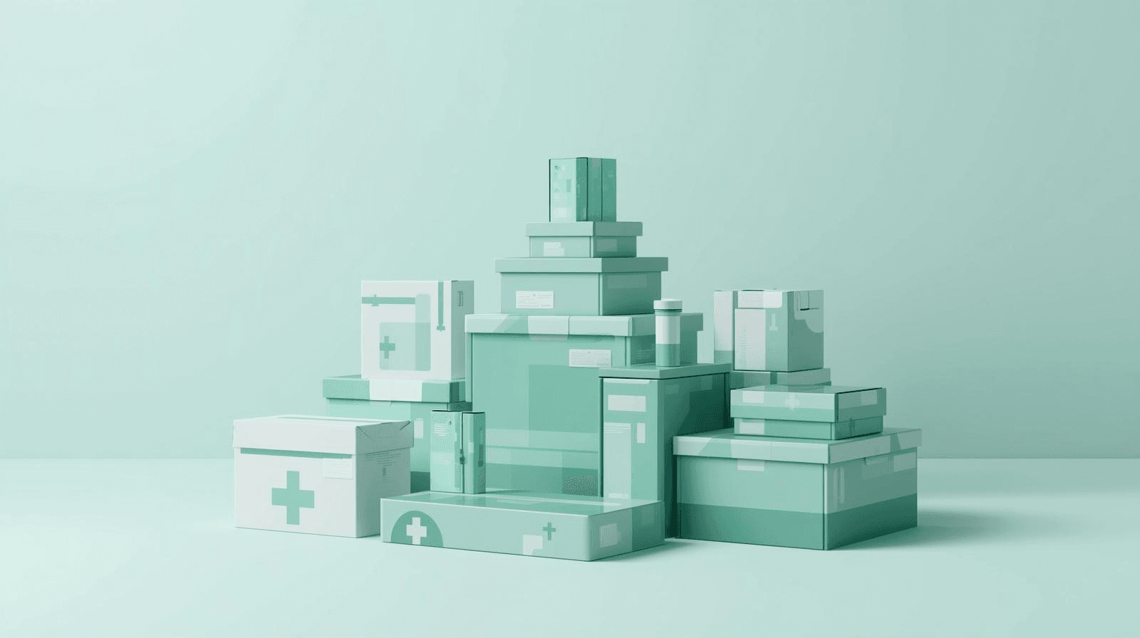 Pharmacy and medical supply delivery visual