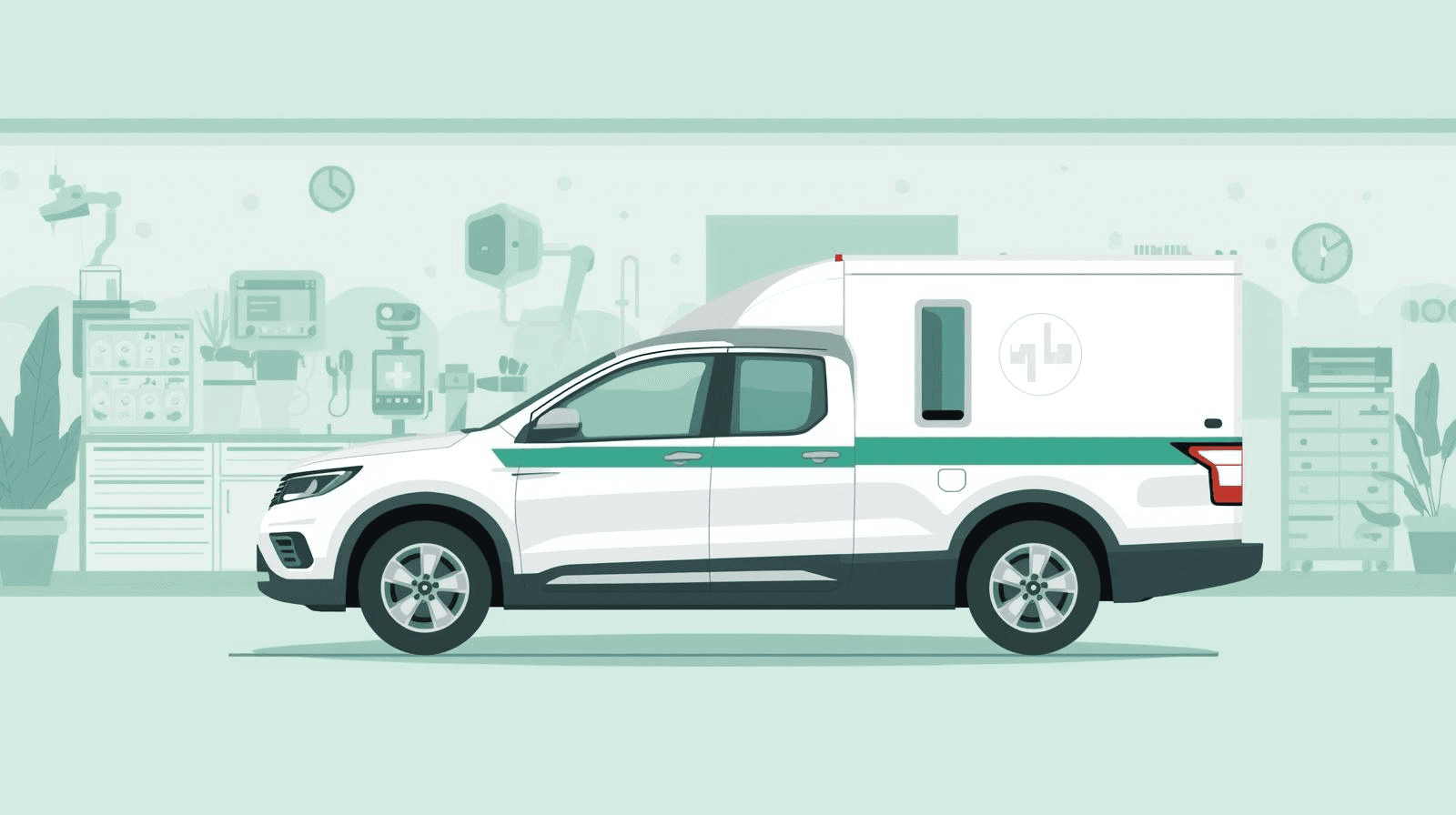 Laboratory specimen transport vehicle